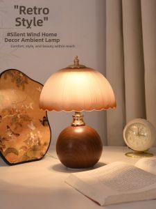 SHIGUANGSUIDAO | Vintage Retro Ceramic Bedside Lamp