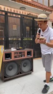 Loa kéo MTMAX BK61 Âm thanh khủng bass 50 siêu lực tích hợp echo reverdEQ mode công suất 1000w tặng kèm 2 mic