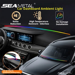 Semetal 1.5m Bảng điều khiển xe hơi ánh sáng môi trường phổ RGB đèn trang trí không khí mulit chế độ giảm tiếng ồn & chống bụi dải đèn LED