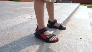 Kids Sandals Korean Sports Breathable Sandals for Boys Shoes 4-15 Years Old Kid Beach Sandles