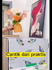 Taplak Cover Kulkas Waterproof & Multifungsi