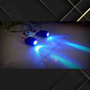 FAST SHIPPING Lampu Sorot Tembak LED Outdoor Cahaya Biru Tahan Air Spotlight Waterproof 10W