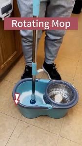 LifeStow Spin Mop Magic Mop Floor Cleaning 360 Rotating Mop With Spinner and Bucket All-round Adjustable Send Mop Cloth