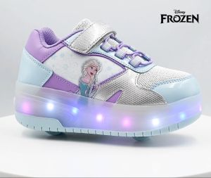 Disney Frozen Skate LED Shoes for Kids Girls Glitzy