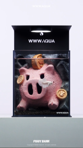 WWWAQUA | Lucky Oink (Desktop Nano Aquarium)