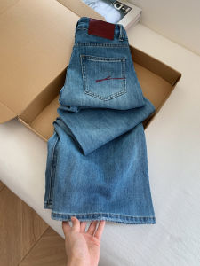 Blue High Waist Wide Leg Soft Denim Loose Fit Womens Jeans Spring Summer Thin Model Long Trousers Casual Loose Style