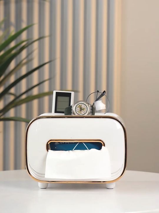 Selfdesigned PET light luxury tissue storage box Living room