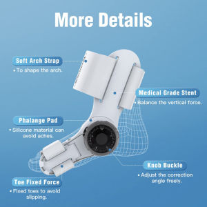 Free Shipping welcomehome Bunion Splint Big Toe Straightener Corrector Adjustable Knob Hallux Valgus