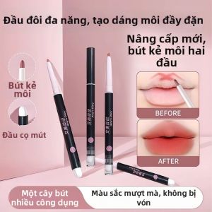 Bút Kẻ Môi Chống Nước Dài Lâu và Cọ Kết Hợp Màu Nude