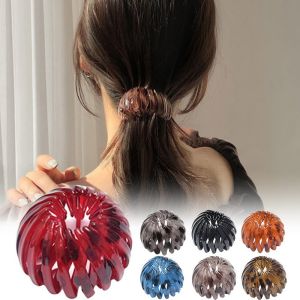 Tooyoo Simple Fashion Headdress Ponytail Buckle Hair Clip Bird Nest Hair Device