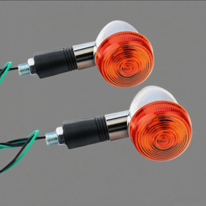 ไฟเลี้ยว 12V 10 มม. สำหรับรถฮอนด้า ยามาฮ่า สกู๊ตเตอร์ คาเฟ่เรเซอร์ มอเตอร์ไซค์ ไฟเลี้ยวสีเหลืองอำพัน ใช้ได้กับรถมอเตอร์ไซค์ทั่วไป