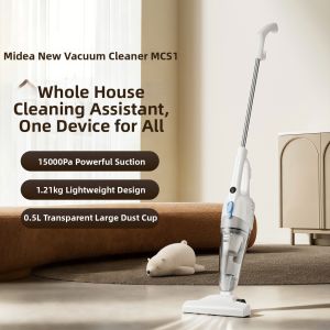 Midea | High Suction Handheld Vacuum Cleaner for Carpet and Cat Hair Removal Easy to Use Compact Design for Home Cleaning