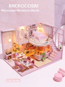 MAOMIYU | DIY 3D Wooden House Puzzle Intelligent Toy
