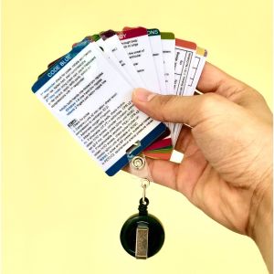 Nursing Reference Cards 10pcs Front and Back print