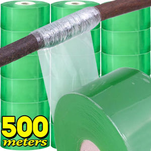 【XZxinzhan】100/500m PE Grafting Tape Film Stretchable Self-adhesive Garden Tree Roll Tape Plants Seedlings Vine Tomato Grafting Accessories