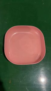 จานฟางข้าวสาลี จาน จานข้าว ใส่ผลไม้ ใส่ขนม จานใส่อาหาร（หรือใส่เศษอาหาร）พร้อมส่งค่ะ G2843