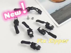 MixHome Removable Zipper Head Universal Replacement Luggage Backpack Clothes Universal Puller Zipper Head Repair Artifact Accessories