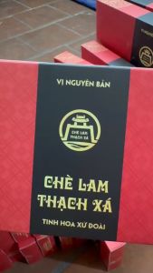 1 hộp Bánh kẹo Chè lam Thạch Xá Thạch Thất 500g - Vị nguyên bản vị cốm & vị gấc