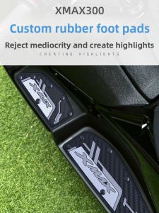 Anti-Slip Rubber Motorcycle Footrest Pedals Accessories for Yamaha Xmax300 20-24 Models Modification Non-Slip Foot Pads