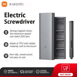 Xiaomi Mijia Electric Precision Screwdriver Kit Type-C Rechargeable 2 Gear S2 Steel Precision 24 Bits Screw Driver Set Aluminium Steel Repair Tools