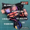 Mini Driving Light Wiring Kit 2-Relay-Fuse Combination (1) Set. 