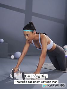 Bộ Dụng Cụ Chống Đẩy Đa Năng BL420 Hỗ Trợ PlankTập Kéo TayTập Bụng CóĐồng Hồ Đếm Số Đại Nam Sport