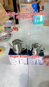 BÌNH TRÀ INOX CAO CẤP - BÌNH PHA TRÀ DUNG TÍCH LỚN 900ML