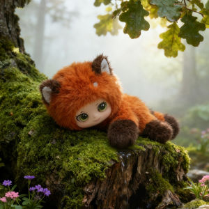 Dog Deer Panda Cat Bear Rabbit Plush Toy Cute Animals Brightly Colored Fragrance Vinyl Dolls Kids Toys Girls Birthday Gifts