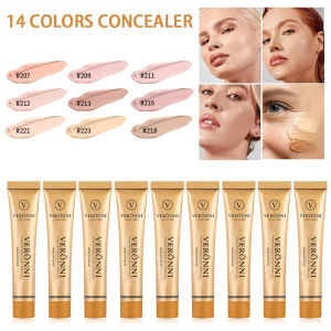 14 Color Full Coverage Concealer Cream Makeup Concealer Foundation Matte Long-Lasting Oil Control Cosmetics For AcneDark Circle