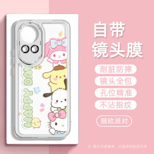 เคสโทรศัพท์ซิลิโคนบางเฉียบสำหรับ Huawei Nova14 pro ลายการ์ตูนสัตว์น้ำสีฟ้า ป้องกันเลนส์ ป้องกันการตกหล่น ดีไซน์น่ารัก