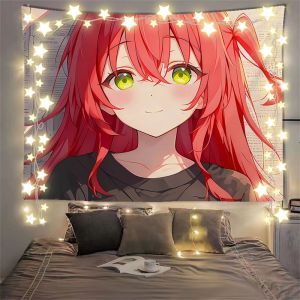 Lonely Rock Q Version Wall Hanging Cloth Bunka Wall Decor Rectangular Plush Cartoon Anime Background Cloth Dormitory Bedroom