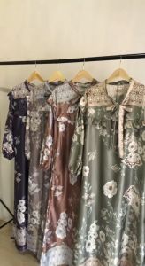 K-FASHION Gamis Zatulini Baju Muslim Wanita Bahan Maxmara diorsilk Adem Kirana Annisa Hellena Husna