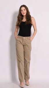 2nd RED Celana Panjang Wanita Cheerful Long Pants Twill Soft Khaki 222507