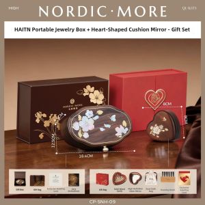 NORDIC MORE | Elegant Pearl Inlay Jewelry Box