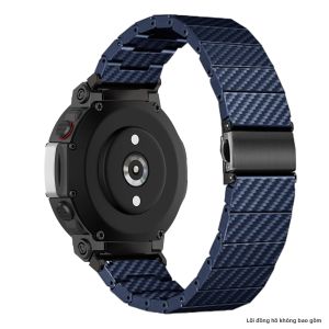 Dây Đeo Bằng Sợi Carbon Cho Đồng Hồ Thông Minh Amazfit T-rex 3/2 Tương Thích Với Dây Đeo Đồng Hồ Huami T-Rex/T-Rex Pro 2 Ultra Có Khóa Gập