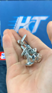 Ốc salaya inox 304 5li15 phụ kiện xe máy HT mẫu ngôi sao dàn áo xe dùng cho tất cả dòng xe