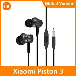 Original Xiaomi Piston 3 Earphone Bass Wired 3.5MM In-ear Sport Headphone with Mic Headset for Phone Xiaomi Samsung Huawei