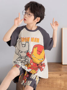 SHAPRA | Cotton Iron Man Cartoon Boys Pajamas