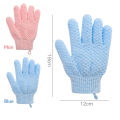 🇸🇬【SG stock】Bath Gloves Removing Body Scrub Shower Dead SKin Cell Massage Scrubbing Skin Surface Exfoliation 5 Fingers Shower Bath Scrub Gloves /Bath Peeling Exfoliating Glove Shower Scrub Gloves Resistance. 