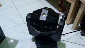 COD GVT Lampu Proyektor Disco Ball Moving Head 16 LED DMX512 RGB 120W 220V GV120 / Lampu Sorot Panggung / Lampu Proyektor Disco / Lampu Proyektor Warna Warni