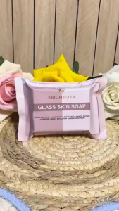 Brightora Glass Skin Soap - Glass Skin Effect Brightening Skin Clarity Smooth Texture Hydration Gentle Exfoliation Glow Enhancement