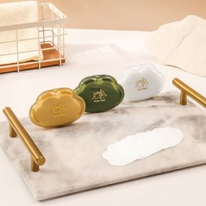 Portable Travel Soap Dish Waterproof Draining Cloud Shape Cute Seal Design Soap Box for Bathroom And Kitchen S1XZJPOD