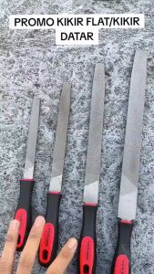 YUKIDO Kikir Besi Baja Gepeng: Ukuran & Aksesoris