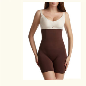 High-Waisted Slimming Underwear Seamless Womens Shapewear Fitness Legging Trimming Waistband Girdle Shape Shorts