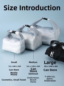 Waterproof Wet And Dry Separation Drawstring Bag