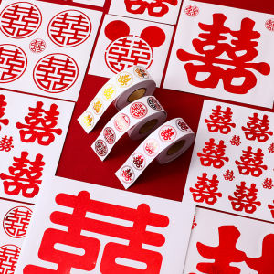 Transparent Sticker Wedding Characters Staircase Decorative Stickers Sugar Candy Box Stickers Egg Stickers Festival Supplies