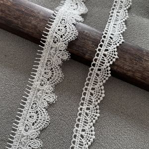 5m/16.4ft Each Pack White Lace trims Weaving centipede Tassel Decorations Handmade DIY sewing dress Crafts Bar sew curve Laces