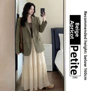 XIANYIJIAO | Slim Fit High Waist A-Line Skirt