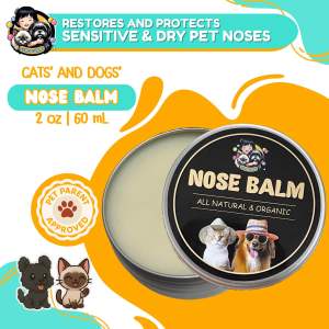 Cirofurri Organic Nose Balm for Dogs & Cats – Lick-Safe | Soothes Dry Cracked Noses | Non-Medicated