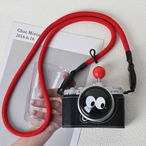 Blue Protection Cover Camera Bag Base Mount Strap New Fuji X-M5 Accessories Leather Hand Rope Digital Camera Case Cover